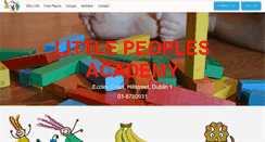 Desktop Screenshot of littlepeoplesacademy.ie